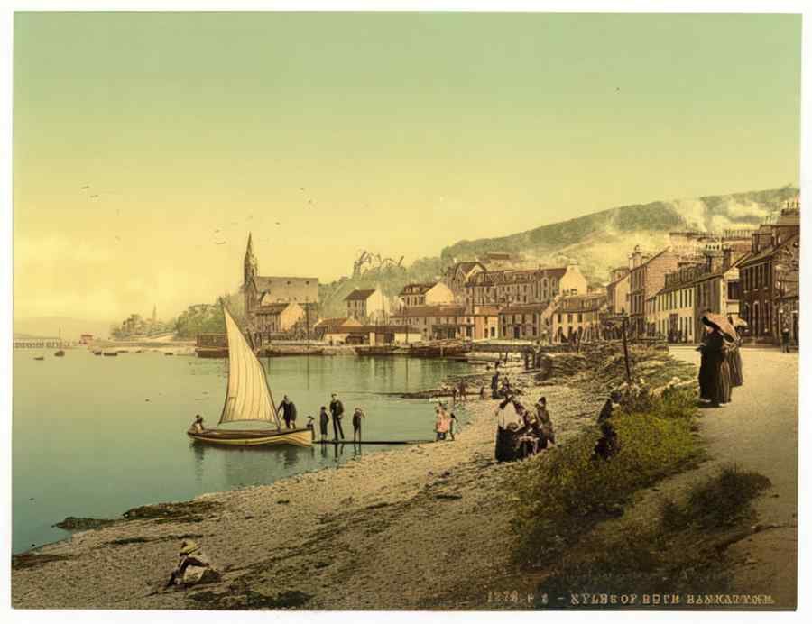 Vintage Bannatyne Kyles Of Bute Scotland A4 Photo Print