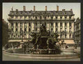 Vintage Bartholdi Fountain Lyons A4 Photo Print