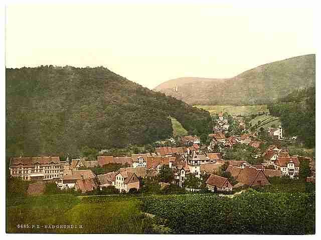 Vintage Bath Grund Hartz A4 Photo Print