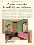 Vintage Bathroom Fixtures 1930s Vintage Retro Advert Poster