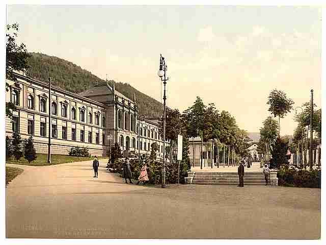 Vintage Baths Bad Hartzburg and Burgberg Hartz A4 Photo Print