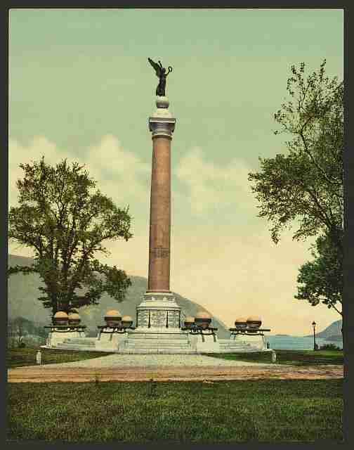 Vintage Battle monument US Military Academy A4 Photo Print