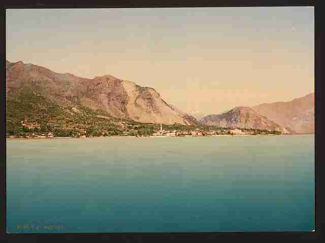 Vintage Baveno Lake Maggiore A4 Photo Print
