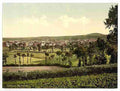 Vintage Bayreuth general view Bavaria A4 Photo Print