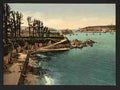 Vintage Beach and Ile de Tristan Douarnenez A4 Photo Print