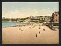 Vintage Beach and casino Dinard A4 Photo Print