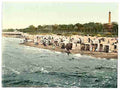 Vintage Beach and park Colberg Pommeraina A4 Photo Print