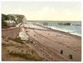 Vintage Beach and pier Penarth A4 Photo Print