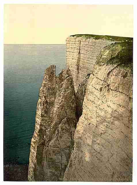 Vintage Beachy Head from above Eastbourne A4 Photo Print