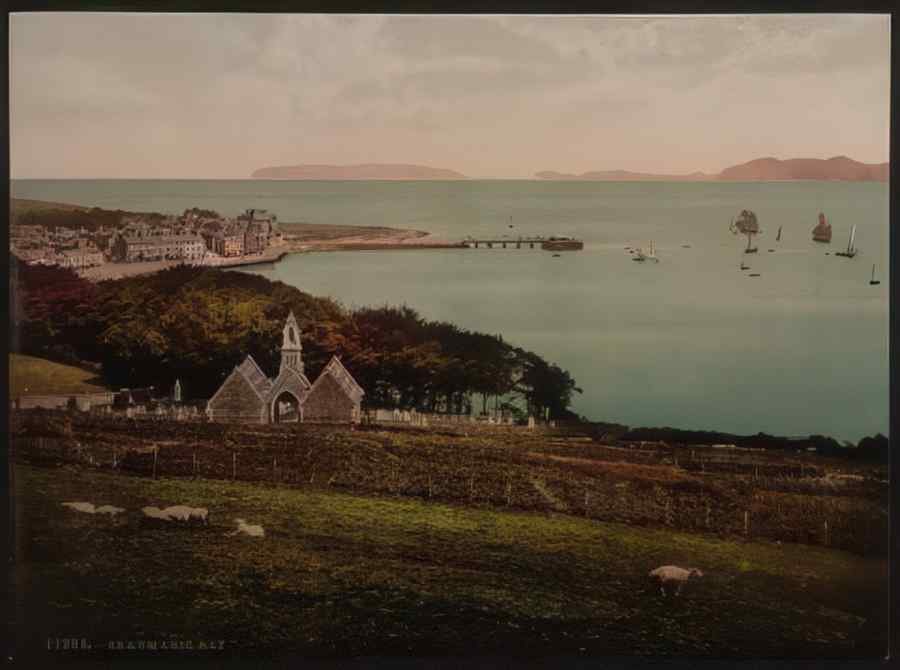 Vintage Beaumaris Bay Beaumaris Castle Wales A4 Photo Print