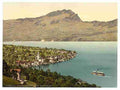 Vintage Beckenreid Lake Lucerne A4 Photo Print