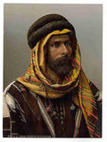 Vintage Bedouin Chief of Palmyra A4 Photo Print