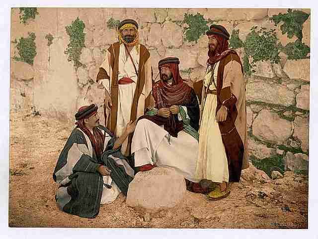 Vintage Bedouin group A4 Photo Print