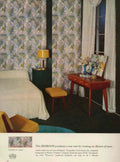 Vintage Bedroom Design 1950s Vintage Retro Advert Poster