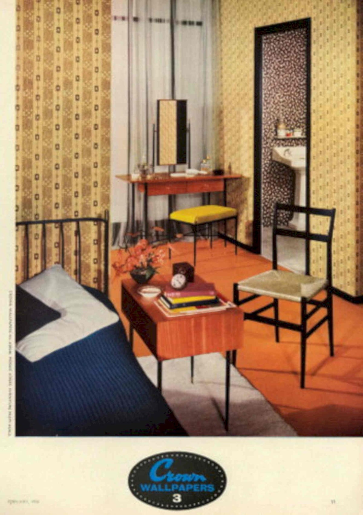 Vintage Bedroom Wallpaper 2 1950s Vintage Retro Advert Poster