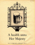 Vintage Beer Mug 1950s Vintage Retro Advert Poster