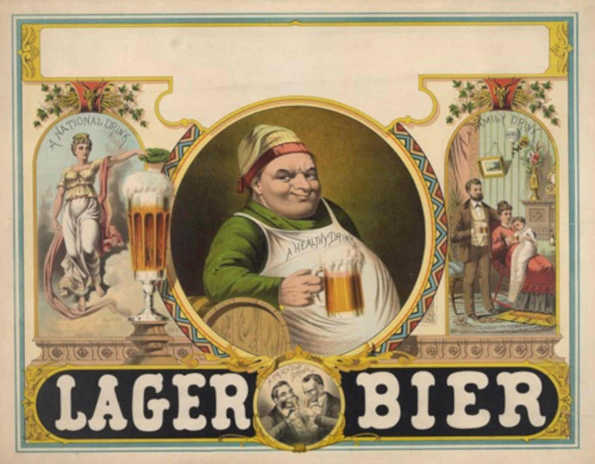 Vintage Beer Stein 2 Vintage Retro Advert Poster