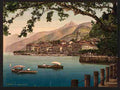 Vintage Bellagio general view V Lake Como A4 Photo Print