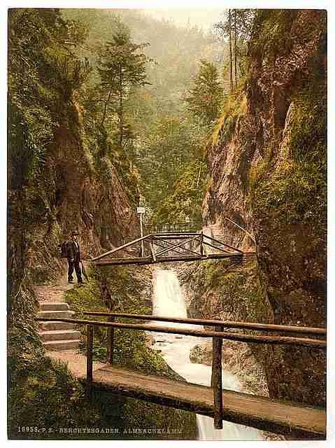 Vintage Berchtesgaden III Upper Bavaria A4 Photo Print