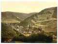 Vintage Bertrich Baths Moselle valley of A4 Photo Print
