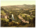 Vintage Berwyn Valley Llangollen Wales A4 Photo Print