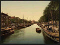 Vintage Bier Quay canal Hague A4 Photo Print
