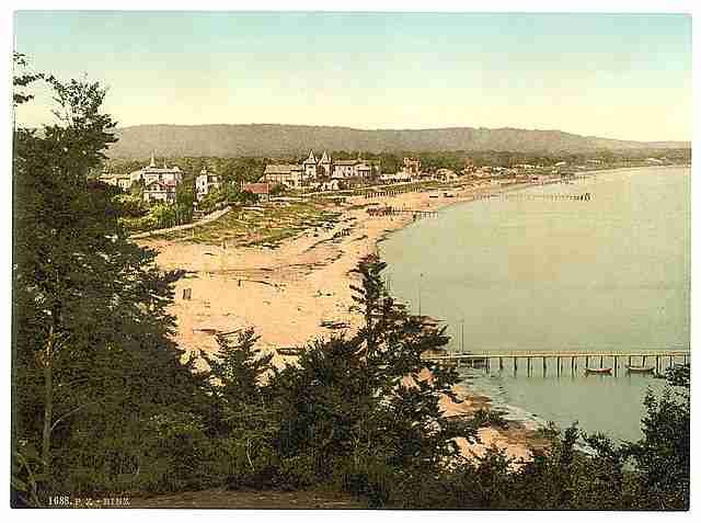 Vintage Binz from Utkik Isle of Rugen A4 Photo Print