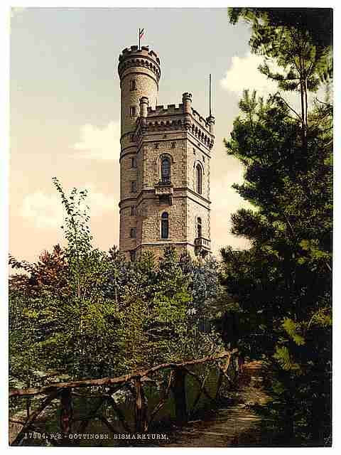 Vintage Bismarks Tower Gottingen Hartz A4 Photo Print