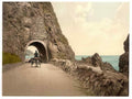 Vintage Black Cave Tunnel County Antrim Ireland A4 Photo Print