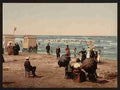 Vintage Blankenberghe baigneurs A4 Photo Print