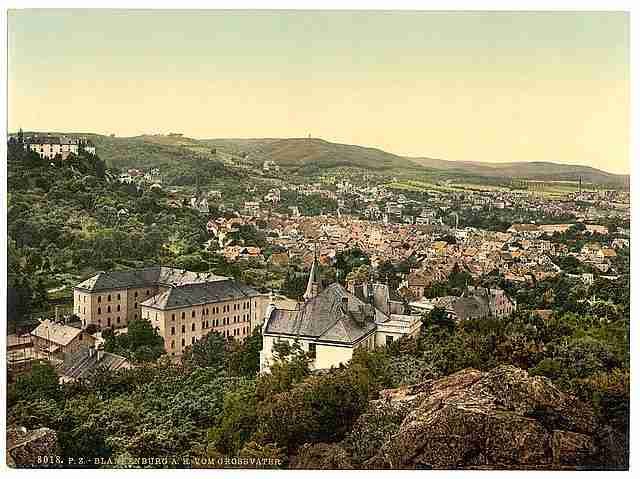 Vintage Blankenburg II Thuringia A4 Photo Print