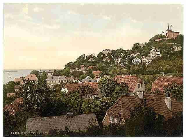 Vintage Blankenese II Hamburg A4 Photo Print