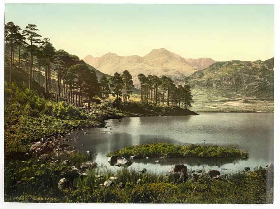 Vintage Blea Tarn Lake District England A4 Photo Print