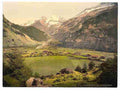 Vintage Blumlisalp mountain group Bernese Oberland A4 Photo Print