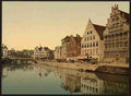Vintage Boathouse Ghent A4 Photo Print