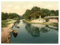 Vintage Boating At Camberley England A4 Photo Print