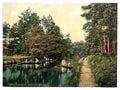 Vintage Boating and fishing Camberley A4 Photo Print
