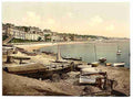 Vintage Boating beach Dawlish A4 Photo Print