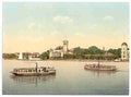 Vintage Boats at Uhlenhouster Ferry Hamburg A4 Photo Print