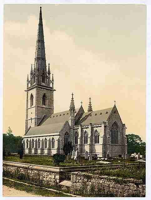 Vintage Boddelwyddan Church Rhyl A4 Photo Print