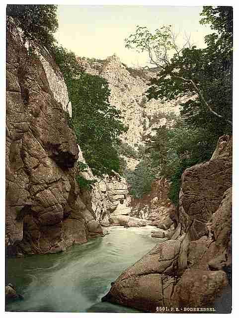 Vintage Bodekessel Hartz A4 Photo Print