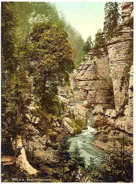 Vintage Bohemian Switzerland Bohemia 2 A4 Photo Print