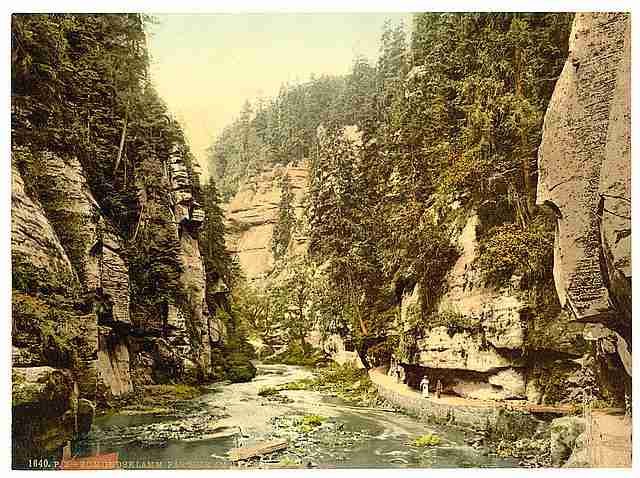 Vintage Bohemian Switzerland Bohemia 3 A4 Photo Print