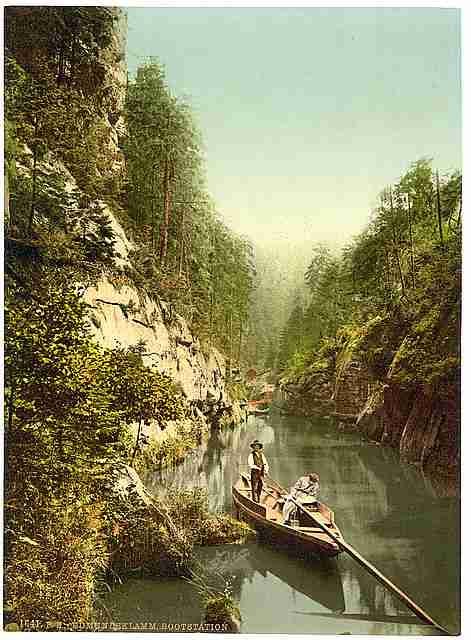 Vintage Bohemian Switzerland Bohemia A4 Photo Print