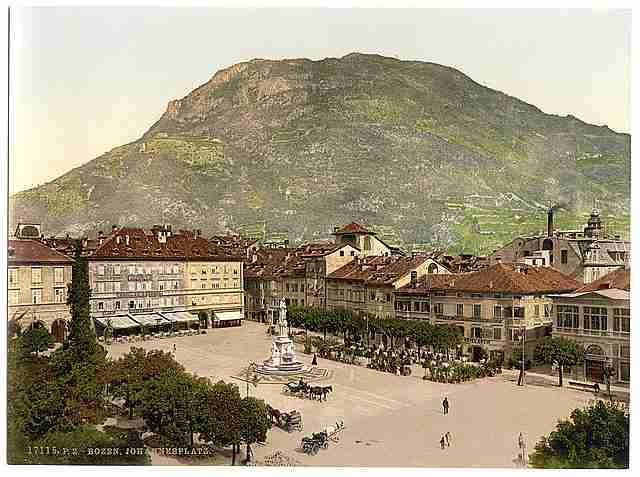 Vintage Bosen and Johannesplatz Tyrol A4 Photo Print