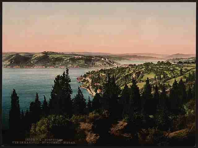Vintage Bosphorus Constantinople A4 Photo Print