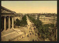 Vintage Boulevard of the Madeline Paris A4 Photo Print