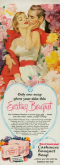 Vintage Bouquet Soap 1 1950s Vintage Retro Advert Poster