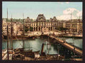 Vintage Bourse and docks Havre A4 Photo Print
