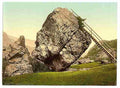 Vintage Bowder Stone Lake District A4 Photo Print